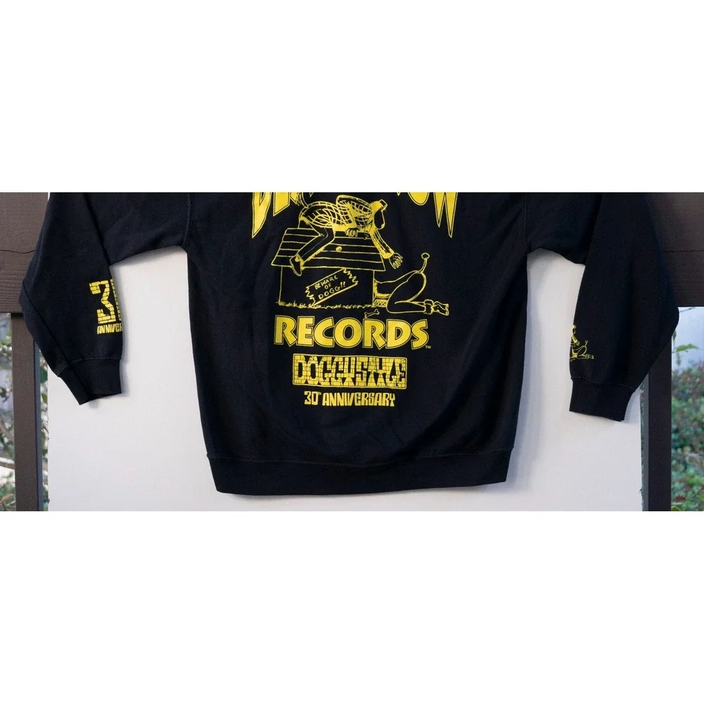 Death Row Records‎ Snoop Dogg Doggystyle 30th Anniversary Hoodie Black Size L